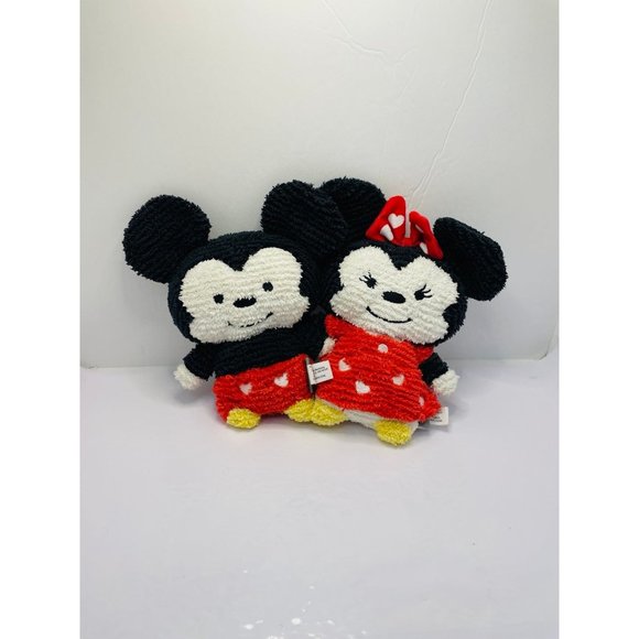 Hallmark Disney Mickey And Minnie Plush Valentines Day Hearts - Picture 1 of 5